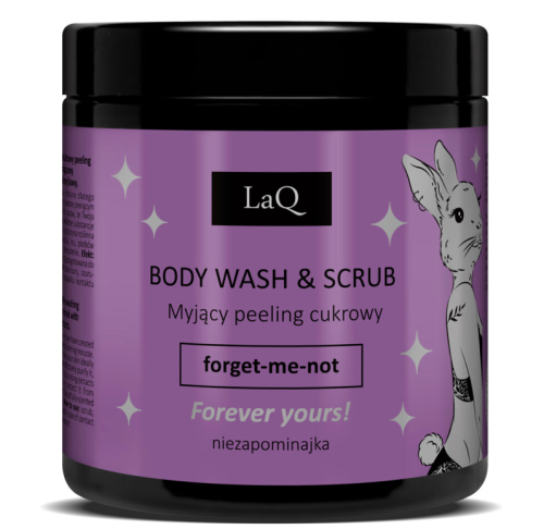 LaQ Peeling cukrowy Wash&amp;Scrub Niezapominajka 220g.png