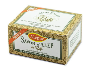 ALEPIA Mydło Alep Premium z Kofeiną 125g PRZECENA (termin 31.12.2026)