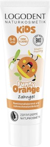 Logodent Pasta do zębów dla dzieci w żelu Orange 0-6L bez fluoru 75ml