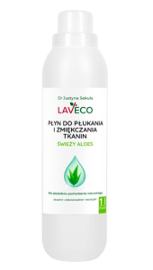 Laveco Płyn do płukania Świeży Aloes 1L 