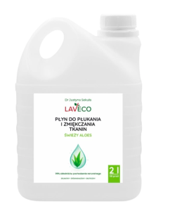 Laveco Płyn do płukania Świeży Aloes REFILL 2L 