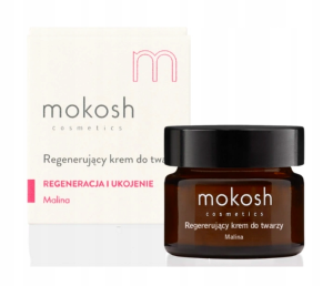 Mokosh Krem do twarzy regenerujący  Malina 15ml