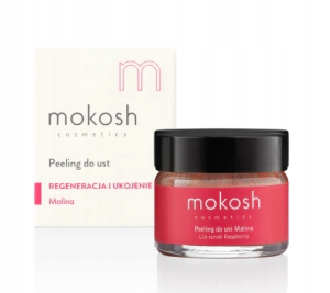 Mokosh Peeling - maska do ust regenerująca Malina 15ml