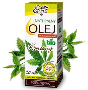 ETJA Naturalny olejek konopny BIO 50ml PRZECENA (termin 31.12.2026)