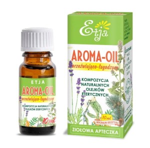 ETJA Naturalny olejek eteryczny AROMA-OIL orzeźwiająco-łagodzący 10ml PRZECENA (termin 31.12.2026)