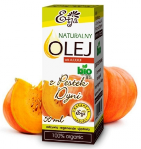 ETJA Naturalny olej z pestek dyni BIO 50ml PRZECENA (termin 31.12.2026)