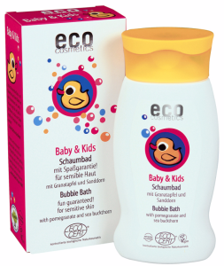 ECO COSMETICS Płyn do kąpieli dla dzieci i niemowląt z owocem granatu i rokitnikiem 200ml