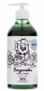 YOPE Naturalny płyn do mycia naczyń Bergamotka, werbena i bazylia 750ml 