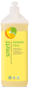 SONETT Ekologiczne mydło w płynie CYTRUS 1 litr - opakowanie uzupełniające